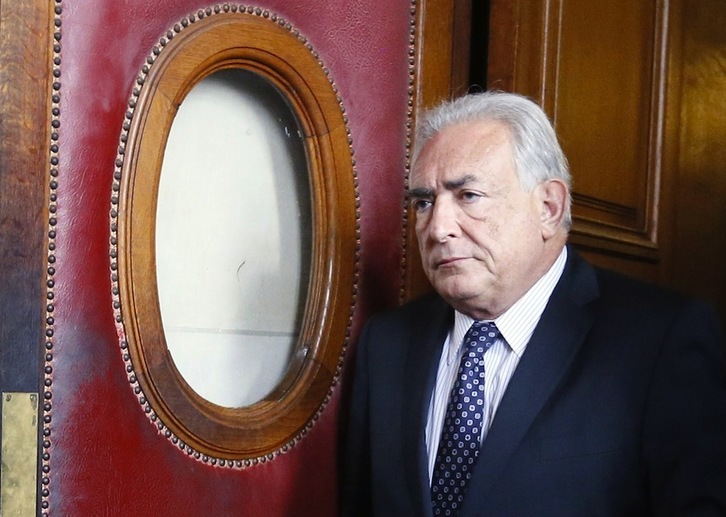 El exdirector del FMI, Strauss-Khan, en la lista. (Kenzo TRIBOUILLARD/AFP)