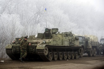 Las tropas ucranianas han abandonado Debaltsevo. (Volodymyr SHUVAYEV / AFP)