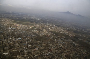 Vista aérea de Kabul.  (Jonathan ERNST / AFP)