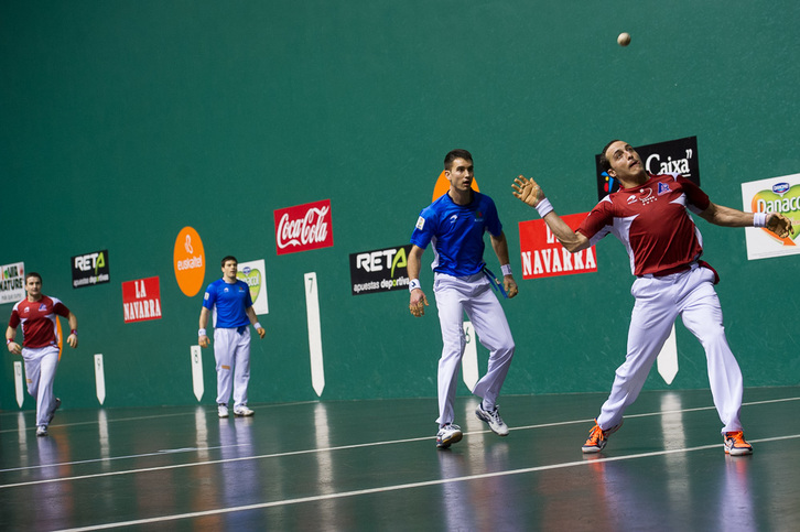 Urrutikoetxea y Beroiz se han impuesto en el Labrit. (Iñigo URIZ / ARGAZKI PRESS)