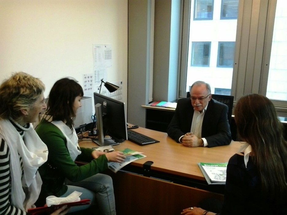 Dimitrios Papadimoulis, uno de los vicepresidentes del Parlamento Europeo. (ETXERAT)