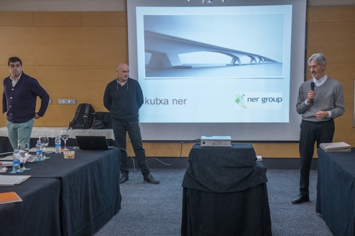 Presentación de Kutxa Ner, la nueva caja de Ner Group. (Juan Carlos RUIZ / ARGAZKI PRESS)
