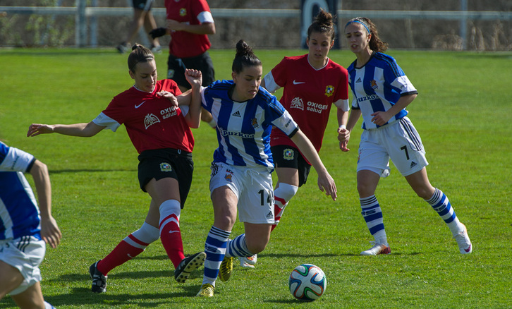 La Real se ha impuesto en Zubieta. (Andoni CANELLADA / ARGAZKI PRESS)