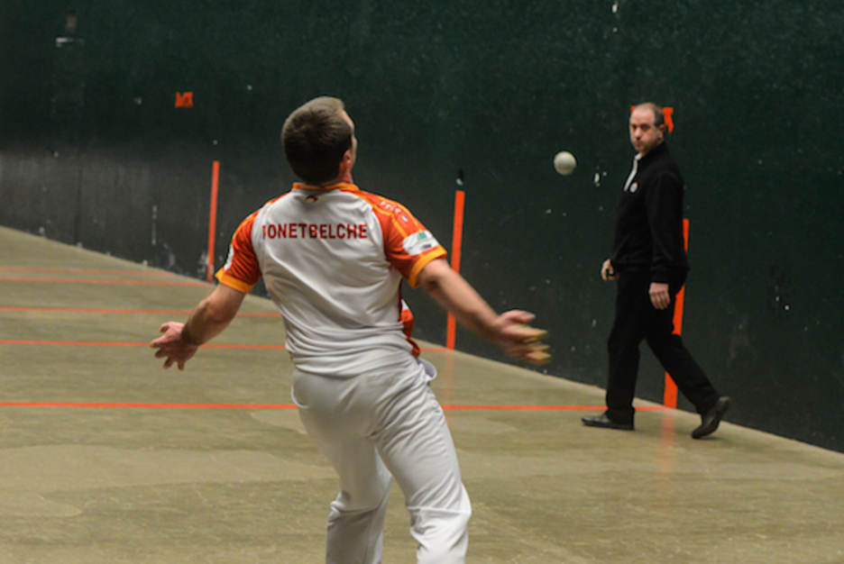 Hervé Bonetbelche rencontrera Antton Monce et Antton Amulet pour la 3e journée du championnat avec son co-équipier V. Elgart - © Isabelle Miquelestorena