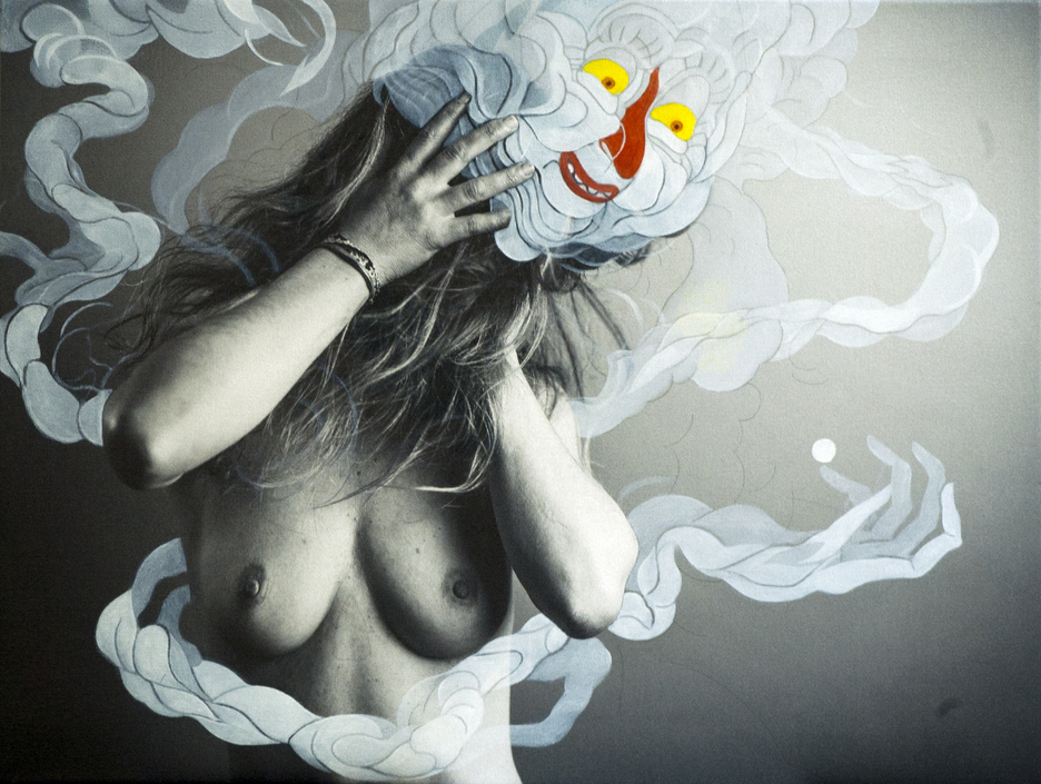 Une oeuvre signée de l'artiste anglais Jon Fox - © Céline Hamelin