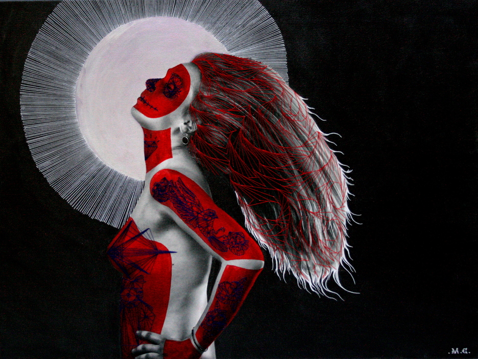 Des artistes de la côte basque, comme Marine Caleri, participent au projet Vénus - © Pierre Carton