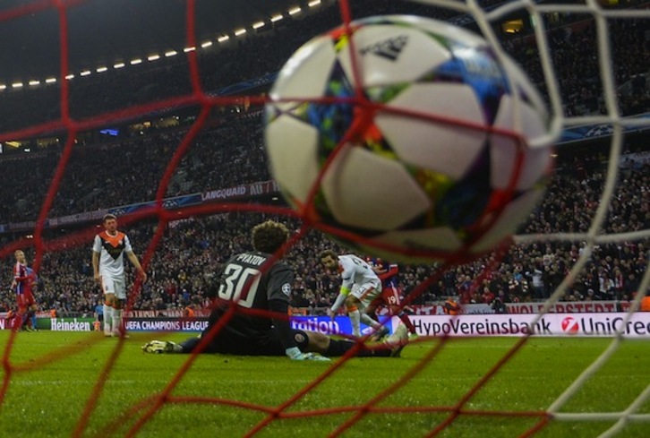 El Bayern se ha clasificado al golear al Shakhtar. (Odd ANDERSEN/AFP PHOTO)