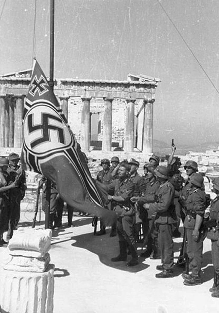 Tropas nazis alemanas en Grecia. (GARA)