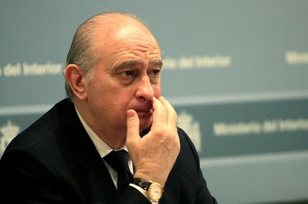 Jorge Fernández Díaz, en una comparecencia la semana pasada. (J.DANAE / ARGAZKI PRESS)