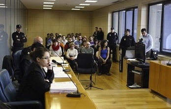 Imagen del juicio celebrado en la Audiencia Nacional. (Fernando ALVARADO / POOL EFE)