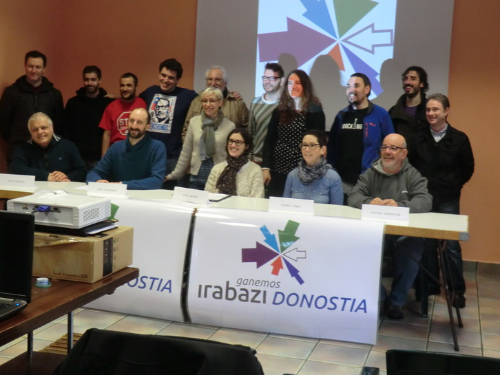 Irabazi-Ganemos Donostia ha presentado la candidatura.