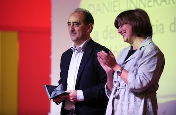 Innerarity recibió el premio Euskadi de literatura en noviembre de 2012. (Marisol RAMIREZ / ARGAZKI PRESS)