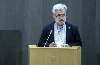 Juan Carlos Cano, portavoz del PP en las Juntas de Gipuzkoa. (Gorka RUBIO / ARGAZKI PRESS)