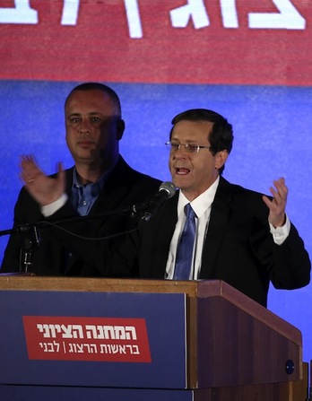 Isaac Herzog, cabeza de cartel de la coalición Campo Sionista. (Thomas COEX/AFP PHOTO)