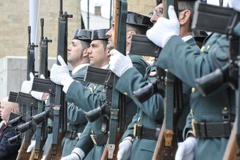 Inauguración del cuartel de Fitero. (Idoia ZABALETA / ARGAZKI PRESS)