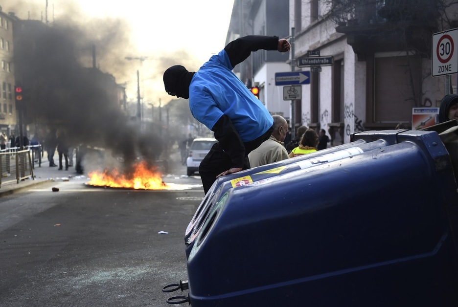 El descontento ante las políticas del BCE ha sido visible. (Odd ANDERSEN / AFP)