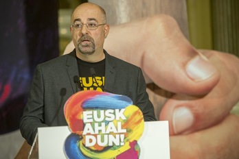 Asier Amondo, Korrikaren arduraduna. (Marisol RAMÍREZ/ARGAZKI PRESS)