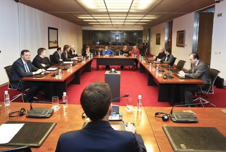 Comisión de investigación sobre la CAN en el Parlamento de Nafarroa. (PARLAMENTODENAVARRA.ES)