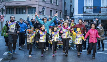 Inazio Agirre euskaltzalea omendu dute Tolosan. (Gorka RUBIO / ARGAZKI PRESS)