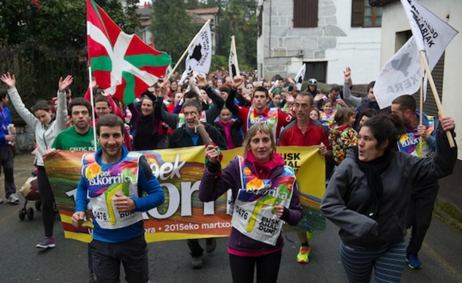 Korrika, Lesakan. (Jagoba MANTEROLA/ARGAZKI PRESS) Korrika, Lesakan. (Jagoba MANTEROLA/ARGAZKI PRESS)
