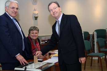 Vincent Bru, conseiller général sortant UDI du nouveau canton Baigurra Mondarrain...