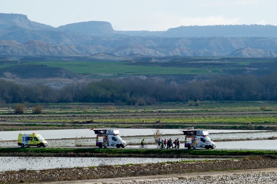 Camino de Ribaforada. (Iñigo URIZ / ARGAZKI PRESS) Camino de Ribaforada. (Iñigo URIZ / ARGAZKI PRESS)