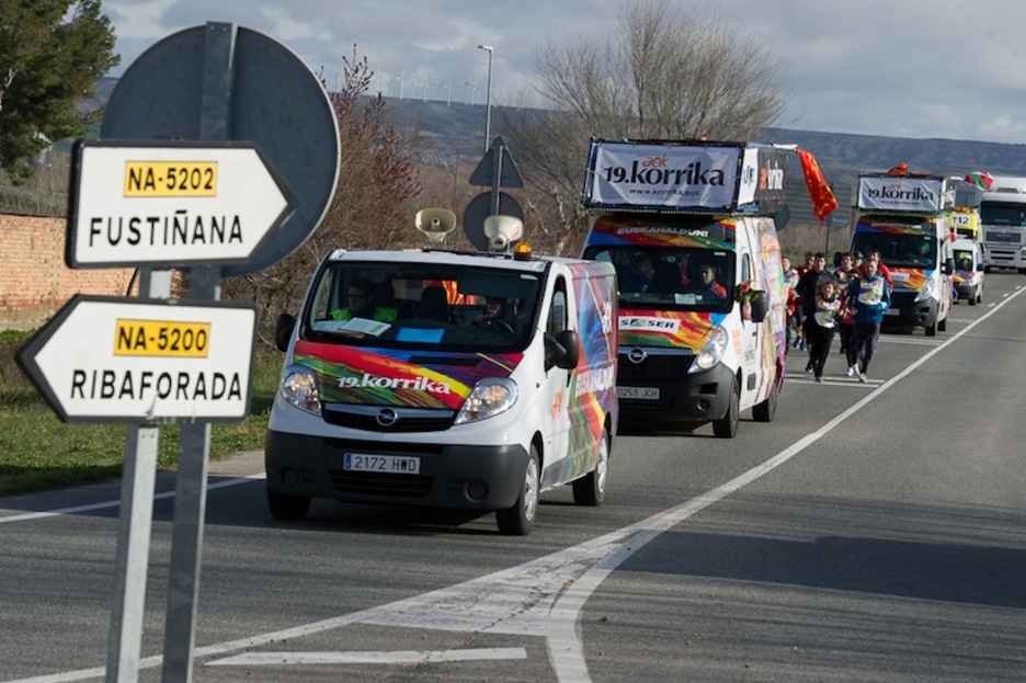 Camino de Ribaforada. (Iñigo URIZ / ARGAZKI PRESS) Camino de Ribaforada. (Iñigo URIZ / ARGAZKI PRESS)