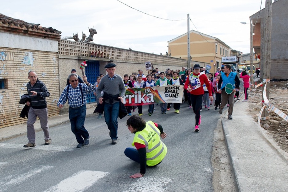 Paso por Ablitas. (Iñigo URIZ / ARGAZKI PRESS) Paso por Ablitas. (Iñigo URIZ / ARGAZKI PRESS)