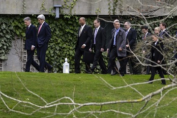 John Kerry, ministro de Exteriores británico. (Fabrice COFFRINI / AFP)
