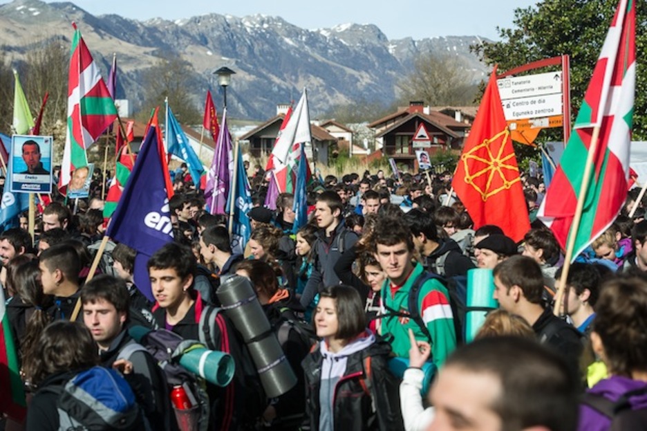 Martxaren hasiera. (Jagoba MANTEROLA / ARGAZKI PRESS)