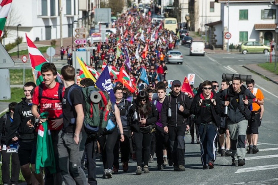 Martxaren hasiera. (Jagoba MANTEROLA / ARGAZKI PRESS)