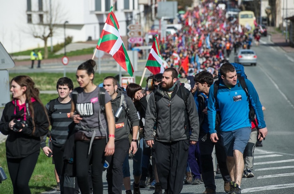 Martxaren hasiera. (Jagoba MANTEROLA / ARGAZKI PRESS)