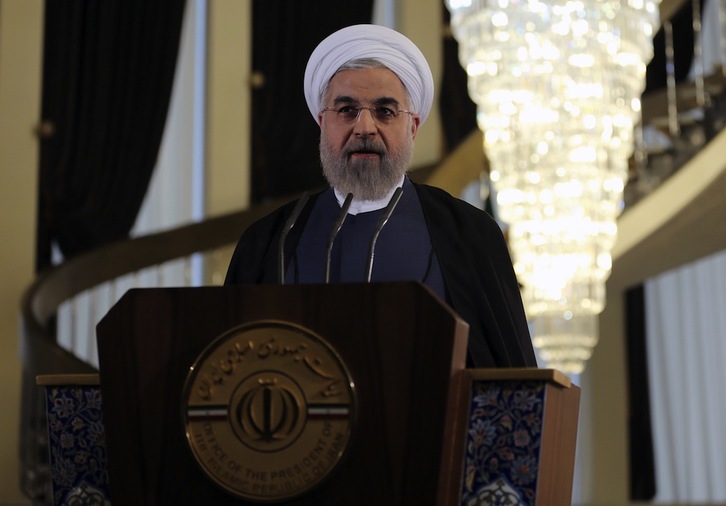 El presidente de Irán, Hassan Rohani. (Atta KENARE / AFP)