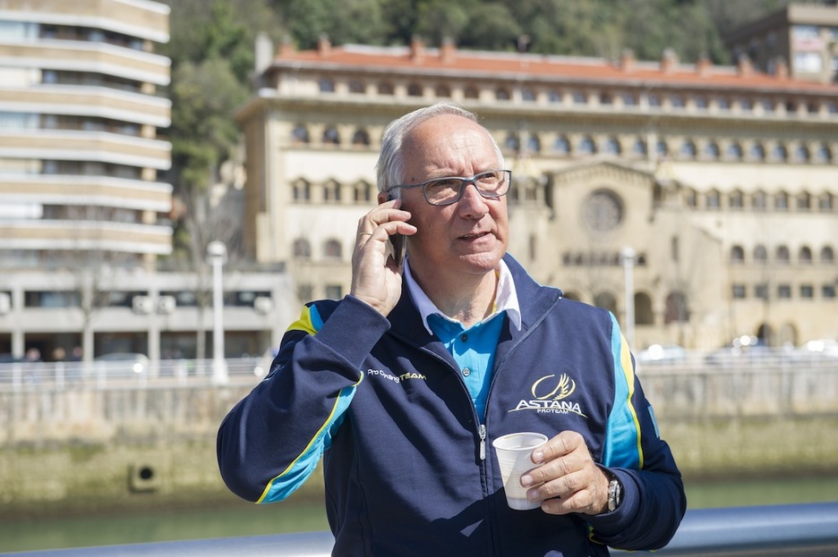 Giuseppe Martinelli, Astana taldeko zuzendaria. (Marisol RAMIREZ/ARGAZKI PRESS) 