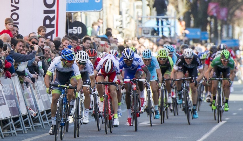 Etapa bukaera esprintean erabaki da. (Marisol RAMIREZ/ARGAZKI PRESS)