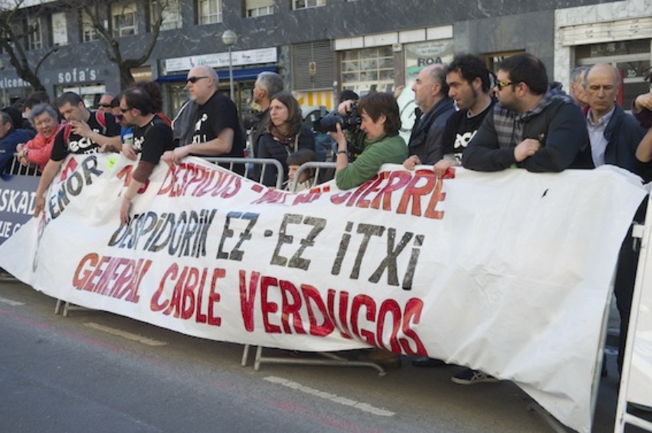 Aldarrikapenerako toki ere izan da Gasteizko helmuga. (Raul BOGAJO/ARGAZKI PRESS)