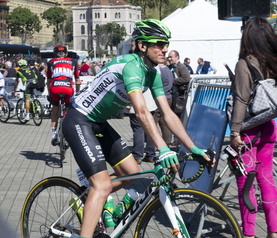 Amets Txurruka, Bilbon, etapa hasi aurretik. (Marisol RAMIREZ/ARGAZKI PRESS)