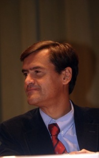El eurodiputado Juan Fernando López Aguilar, en 2003 en Leioa. (Marisol RAMÍREZ/ARGAZKI PRESS) 
