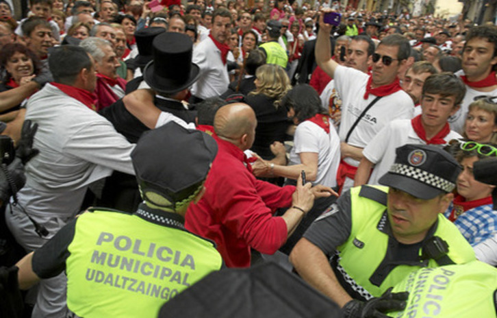 Imagen de la procesión 2014. (NAIZ)