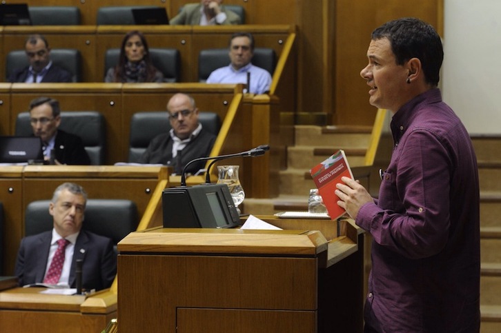 Arraiz ha instado al PNV a que saque del cajón el Plan Ibarretxe. (ARGAZKI PRESS)