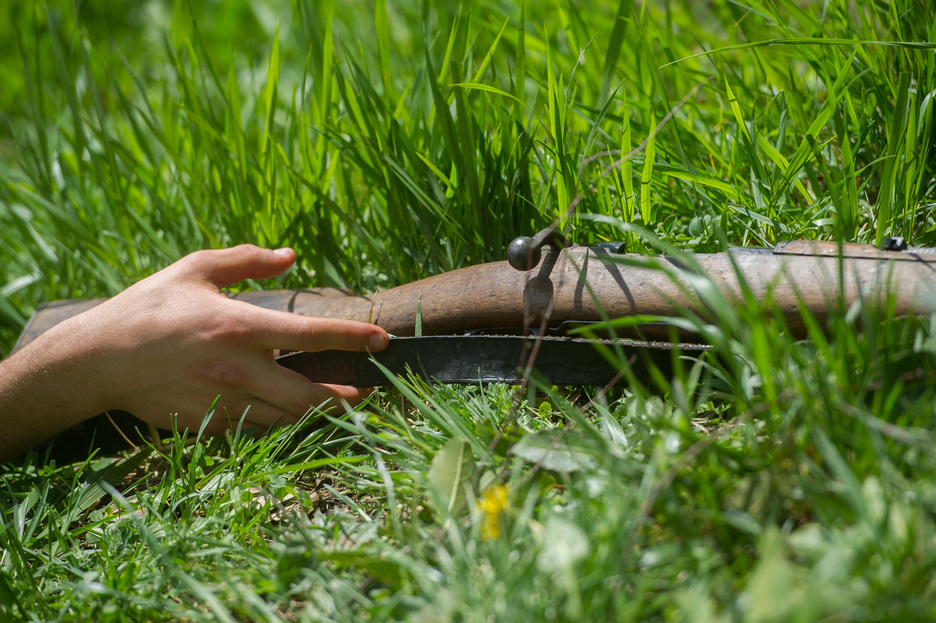 Fusil bat. (Juan Carlos RUIZ / ARGAZKI PRESS) Fusil bat. (Juan Carlos RUIZ / ARGAZKI PRESS)