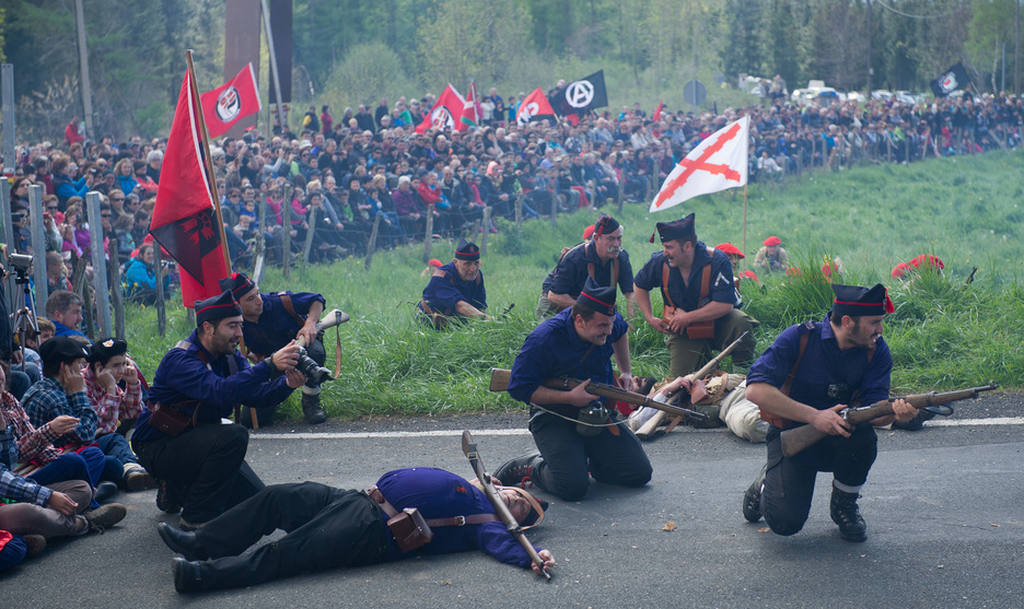 Frankisten tropak. (Juan Carlos RUIZ / ARGAZKI PRESS) Frankisten tropak. (Juan Carlos RUIZ / ARGAZKI PRESS)