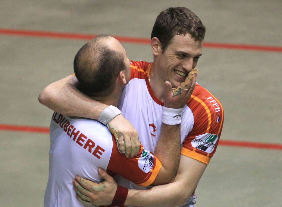 Alexis Inchauspé et Marc Saldubéhère ont remporté le championnat de France par équipe, groupe B - © Bob Edme