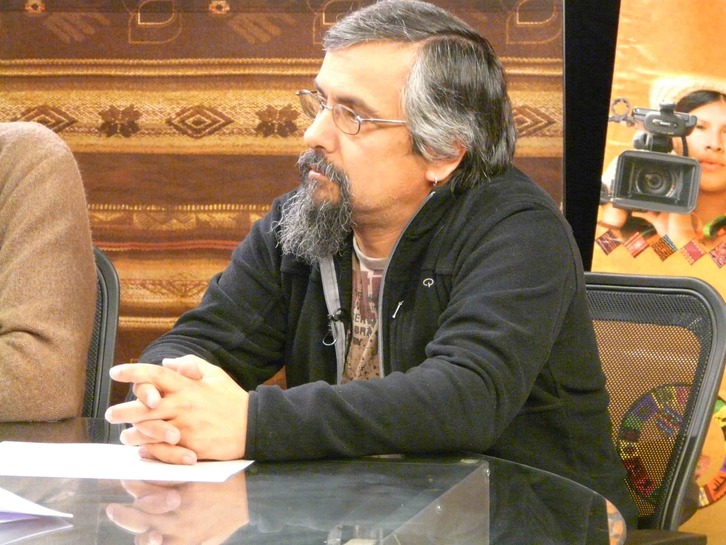 Jesús González Pazos, coordinador del libro. (NAIZ)