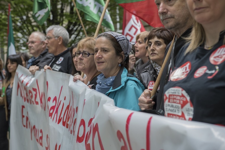 Donostian ere bildu dira. (Andoni CANELLADA / ARGAZKI PRESS)