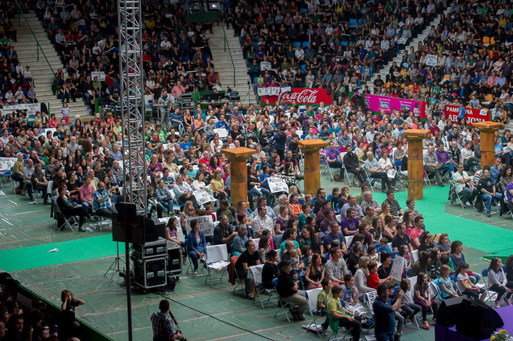 Kontseiluaren ekitaldia Anaitasunan. (Iñigo URIZ / ARGAZKI PRESS)