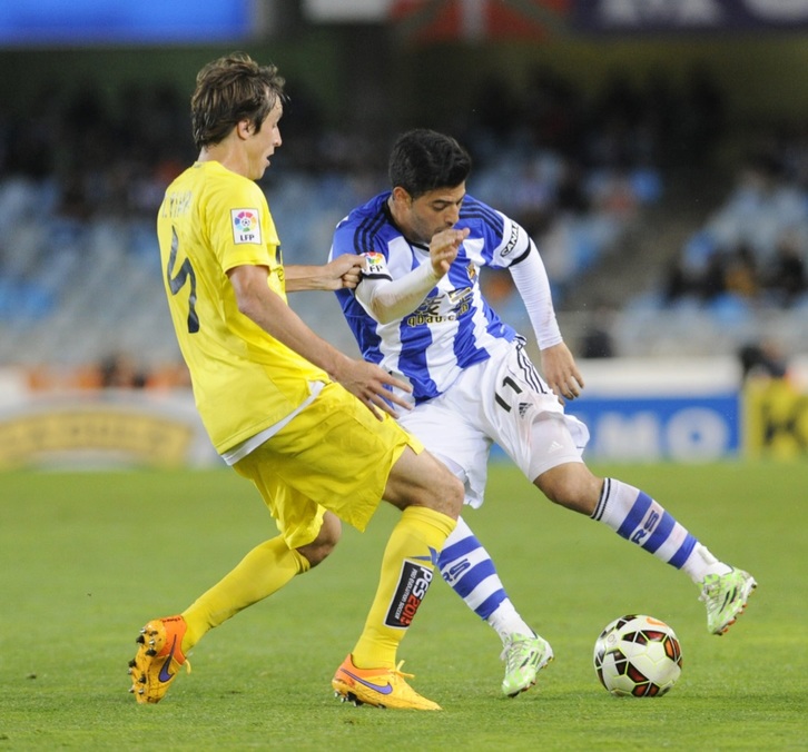 Vela trata de deshacerse de Tomás Pina. (Gorka RUBIO / ARGAZKI PRESS)