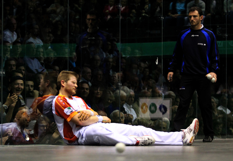 Baptiste Ducassou s'est battu jusqu'au bout aux côtés de son partenaire, Hervé Etcheverry - © Bob Edme