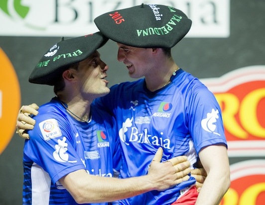 Bengoetxea y Untoria, tras su victoria. (Marisol RAMIREZ/ARGAZKI PRESS)