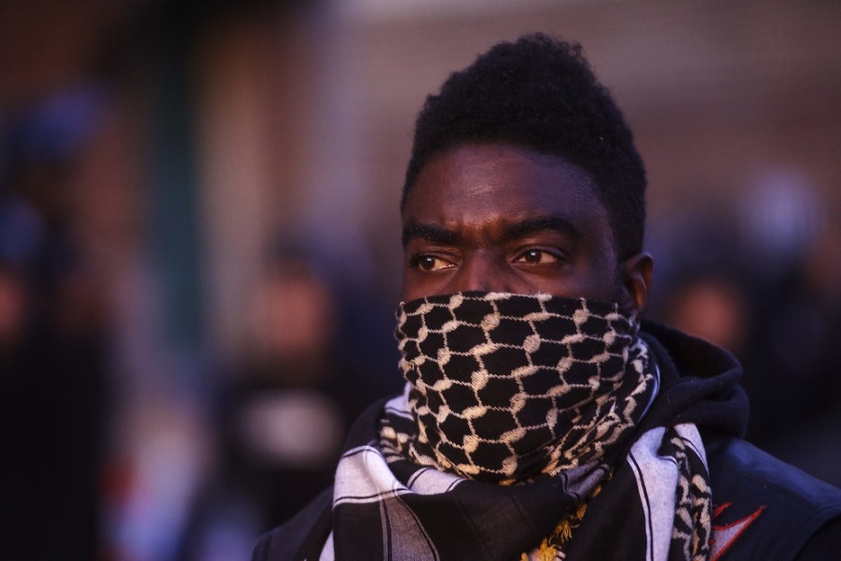Protesta en Baltimore. (Mark MAKELA / AFP)